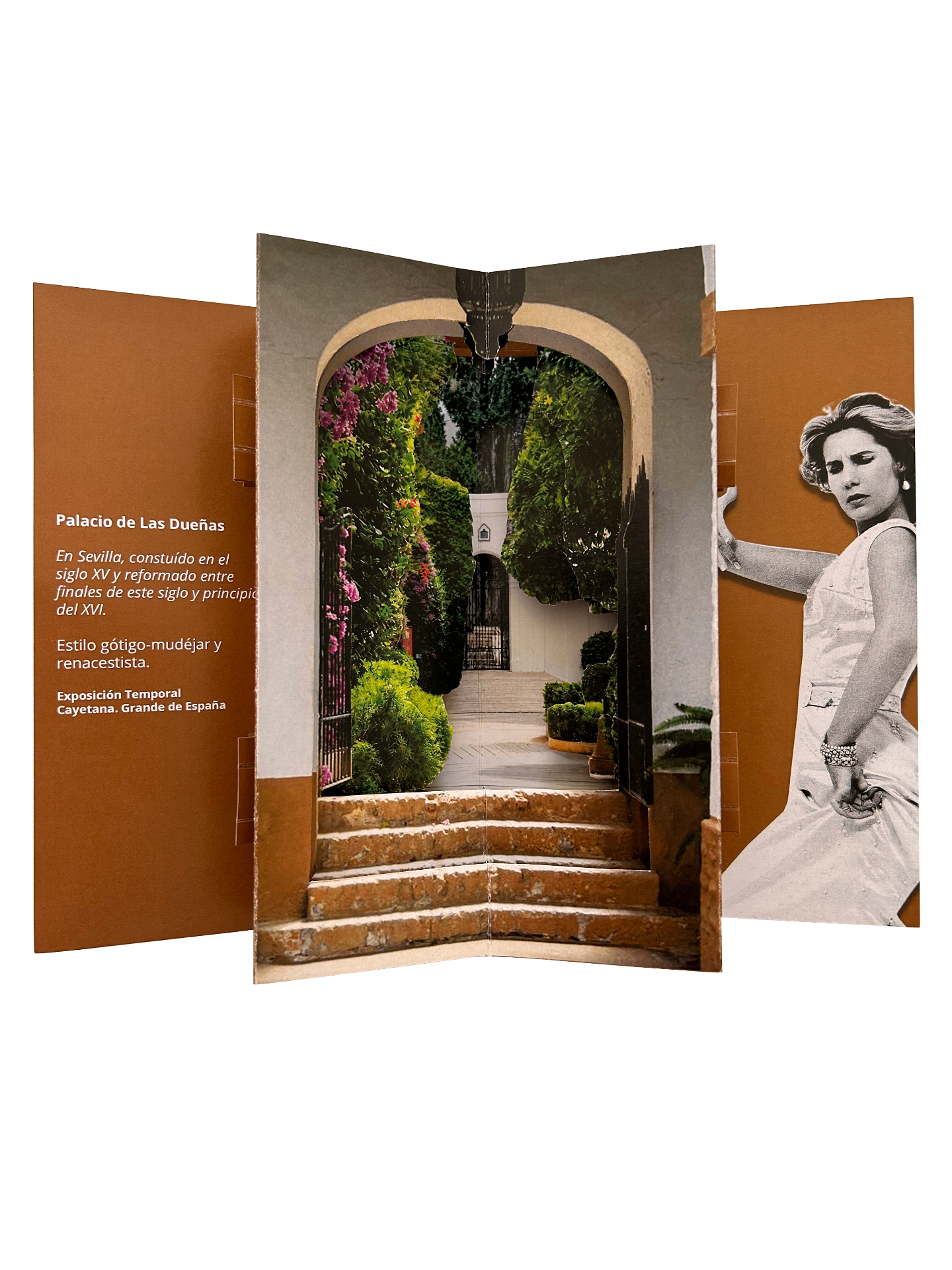 Tarjeta pop-up Cayetana. Grande de España, exposición temporal — abierta