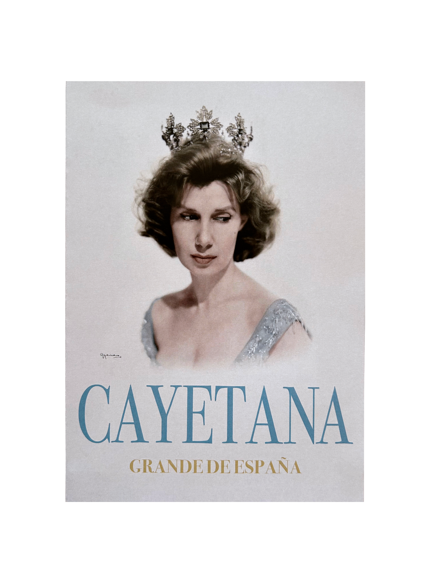 Tarjeta pop-up Cayetana. Grande de España, exposición temporal — cerrada