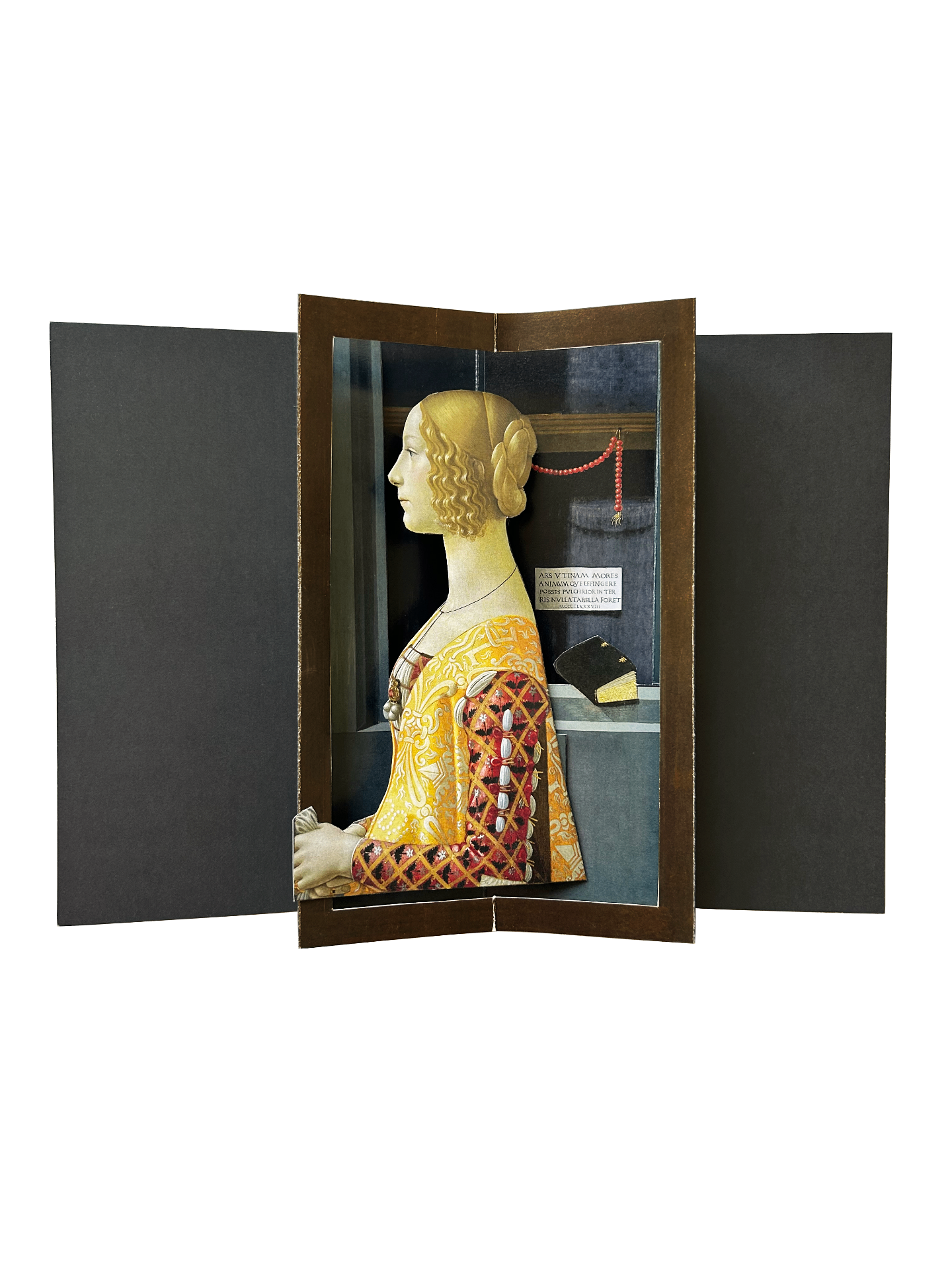 Tarjeta pop-up Domenico Ghirlandaio (Domenico Bigordi) — abierta